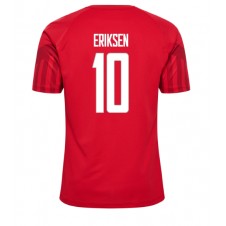 Danmark Christian Eriksen #10 Hemmatröja VM 2022 Korta ärmar